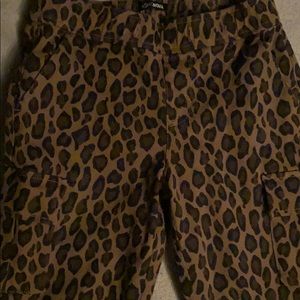 Animal print pants